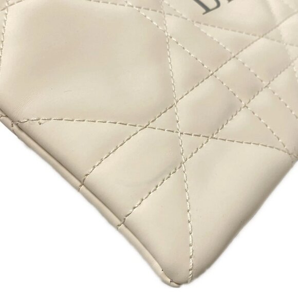 Dior Parfums Light Pink Silver Polyurethane Pouch bran-122-091025 - Picture 4 of 6